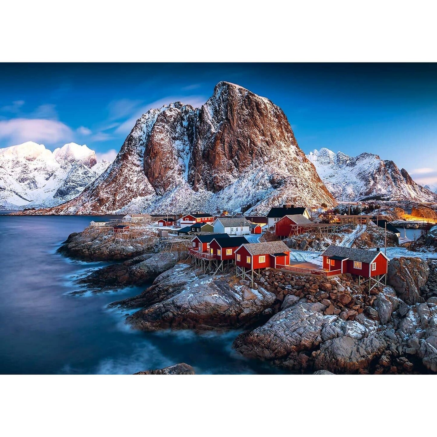 Ravensburger - Village On Lofoten Islands Jigsaw Puzzle 1000 Pieces