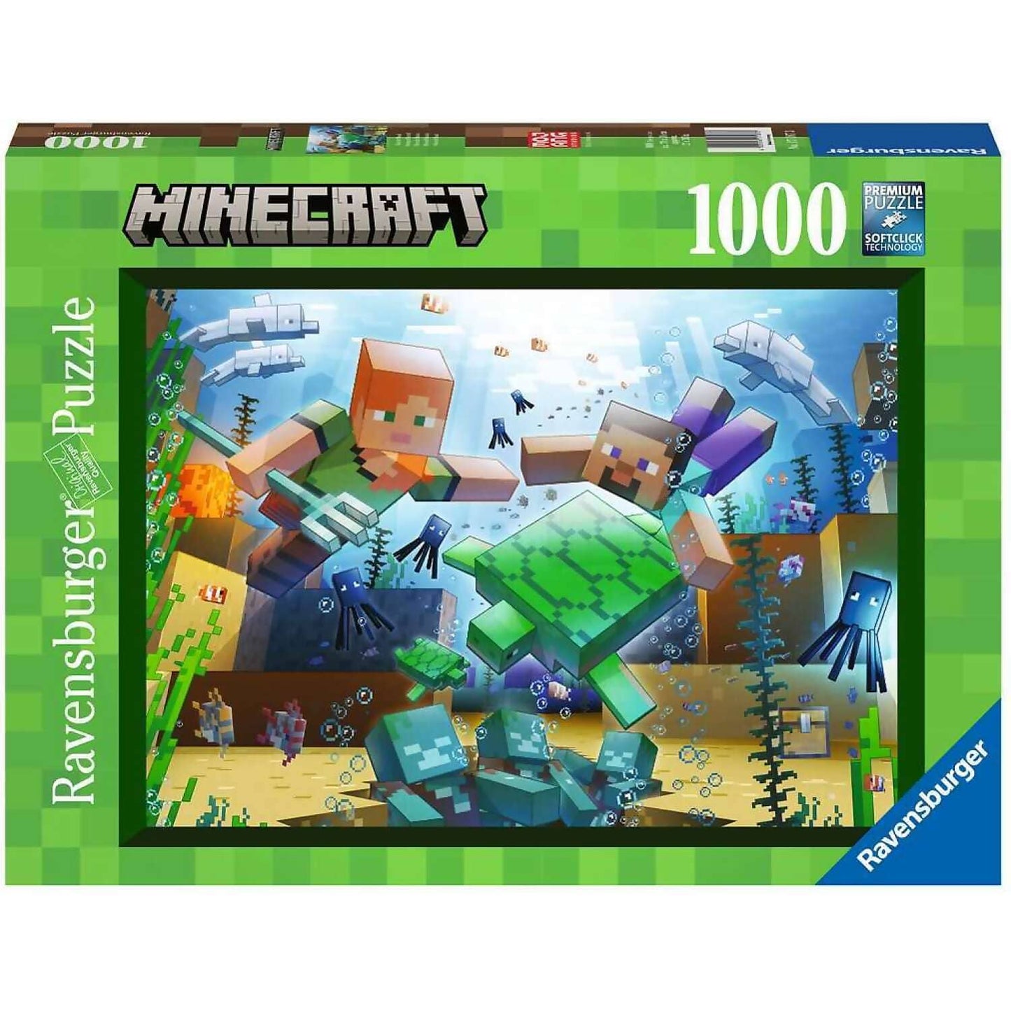 Ravensburger - Minecraft Mosaic Jigsaw Puzzle 1000 Pieces