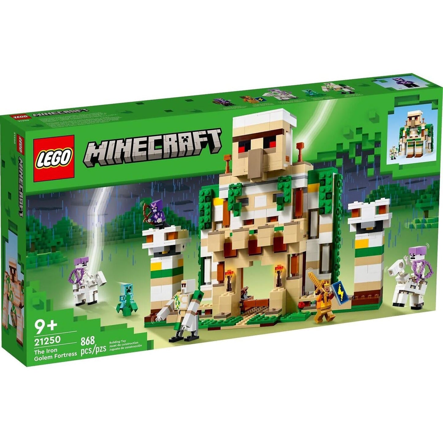 LEGO 21250 The Iron Golem Fortress - Minecraft