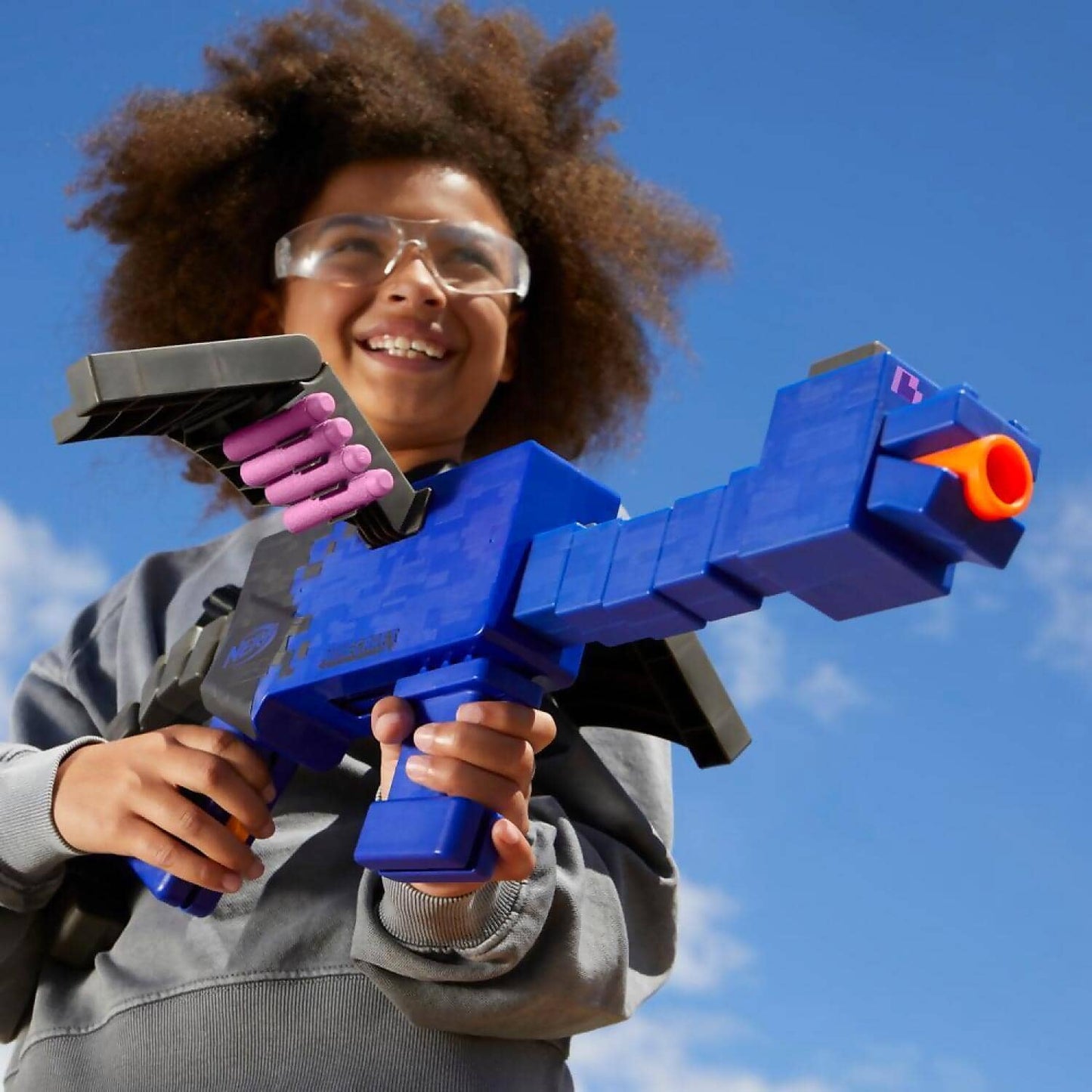 Nerf - Minecraft Ender Dragon Blaster And 12 Nerf Elite Foam Darts