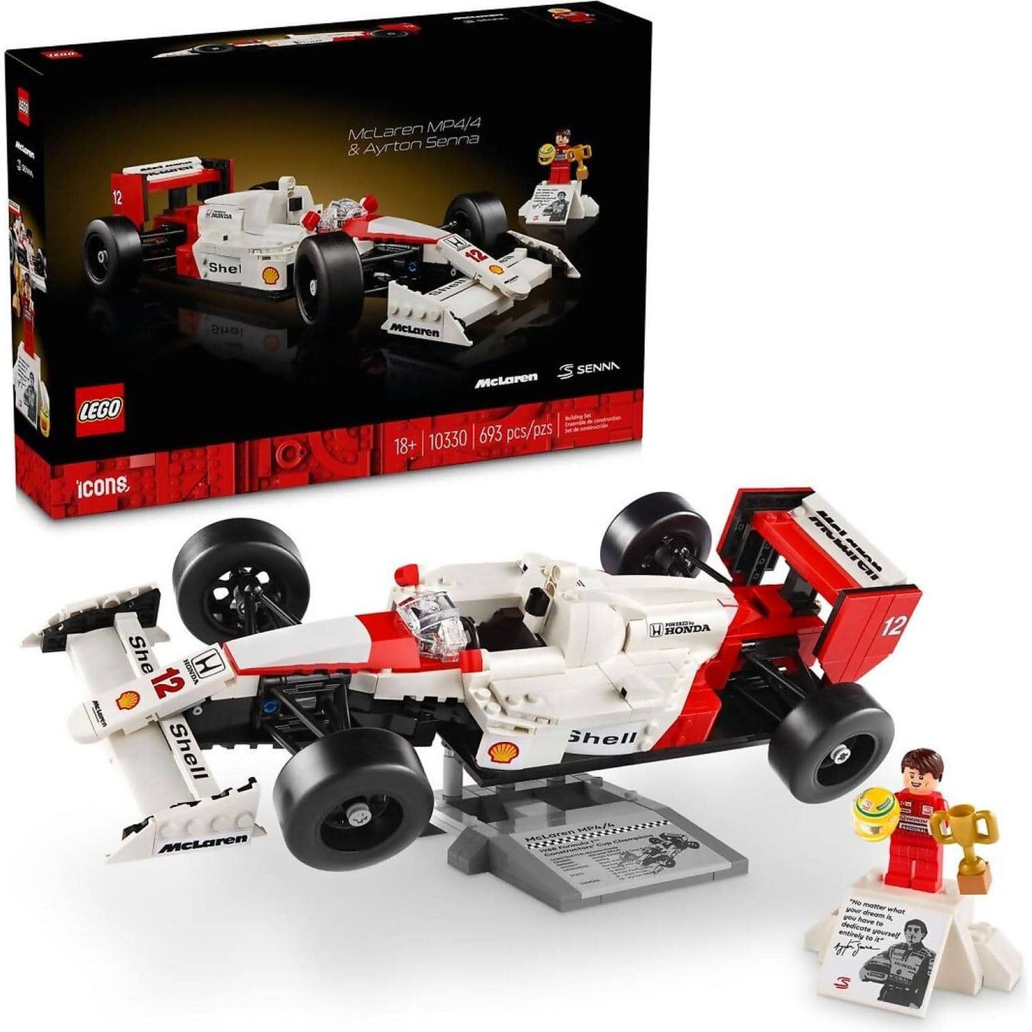 LEGO 10330 McLaren MP4/4 & Ayrton Senna - Icons
