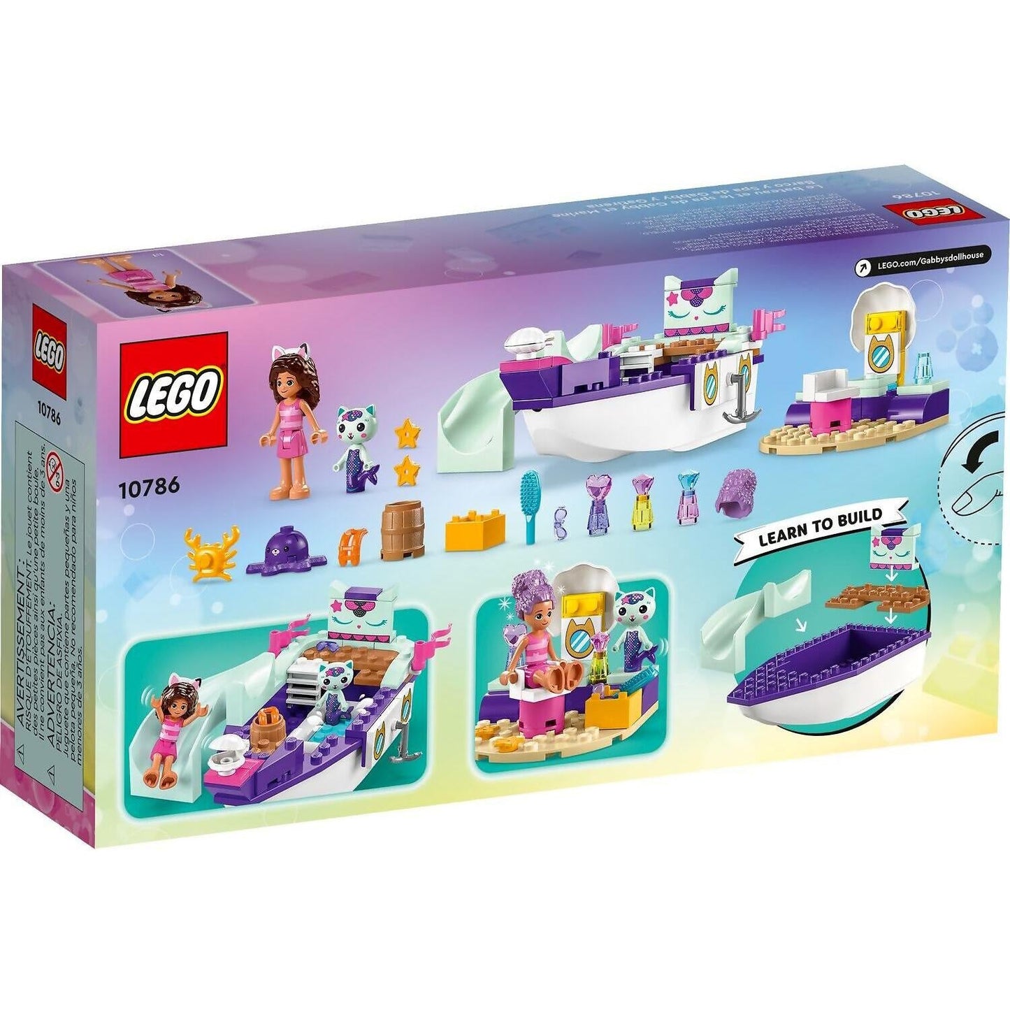 LEGO 10786 Gabby & MerCat's Ship & Spa - Gabby's Dollhouse 4+