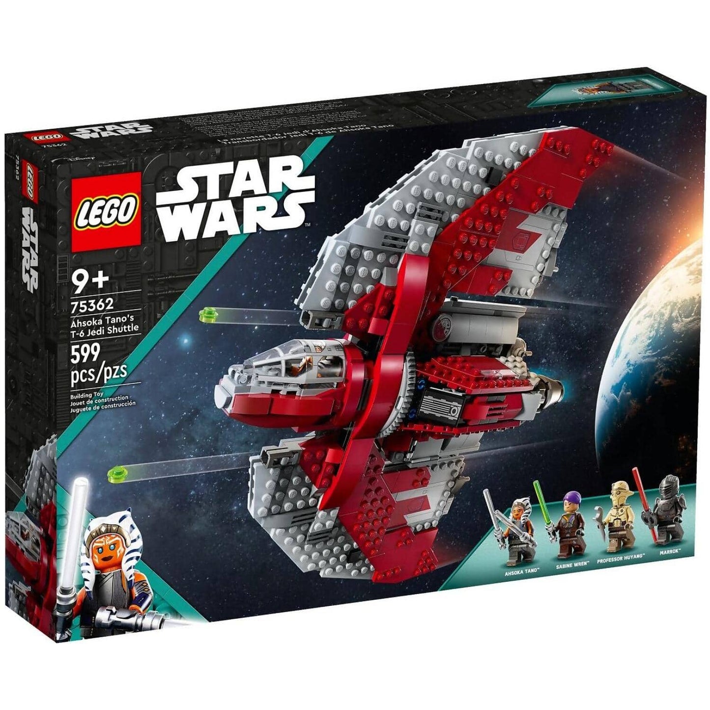 LEGO 75362 Ahsoka Tano's T-6 Jedi Shuttle - Star Wars Tm