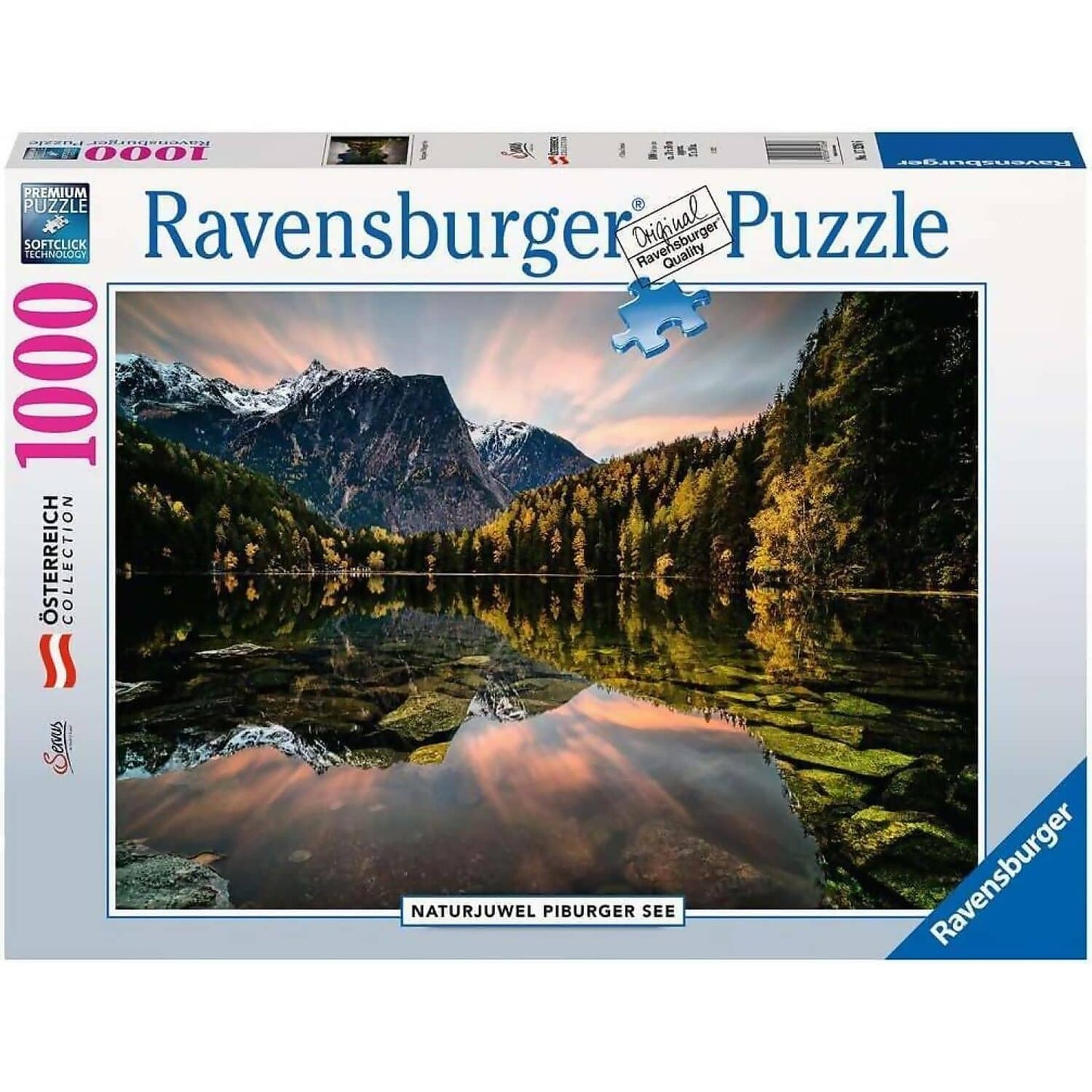 Ravensburger - Naturjuwel Piburger See Jigsaw Puzzle 1000 Pieces