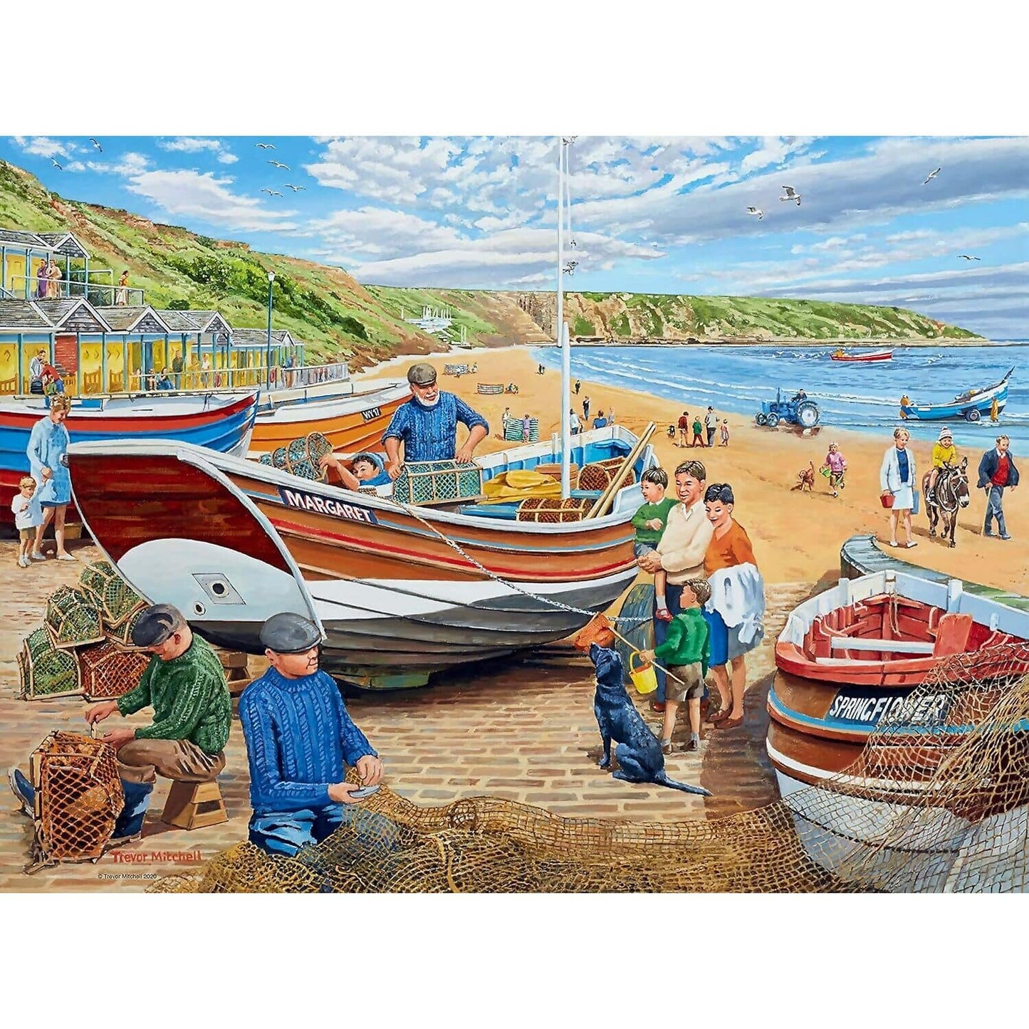 Ravensburger - The Fisherman Happy Days At Work Jigsaw Puzzle 500 Pieces