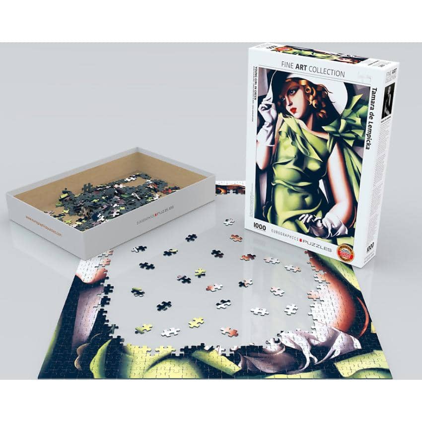 Eurographics - Young Girl In Green By De Lempicka - Jigsaw Puzzle 1000 Pieces