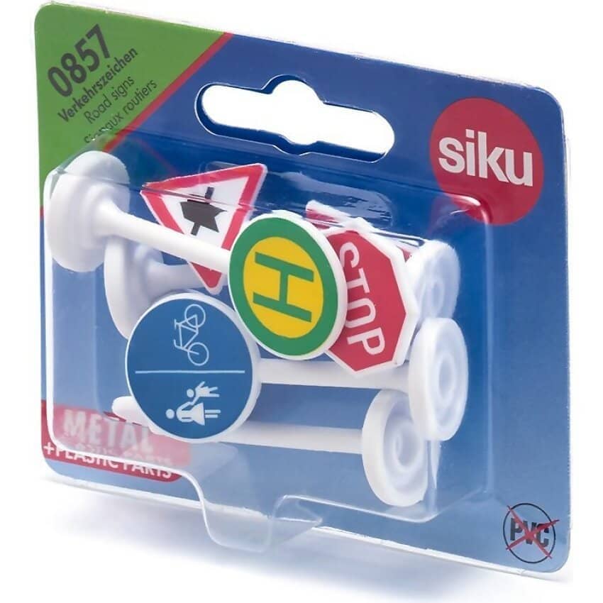 Siku - Road Signs Die-Cast Model Road Accessories - 1:50 Scale