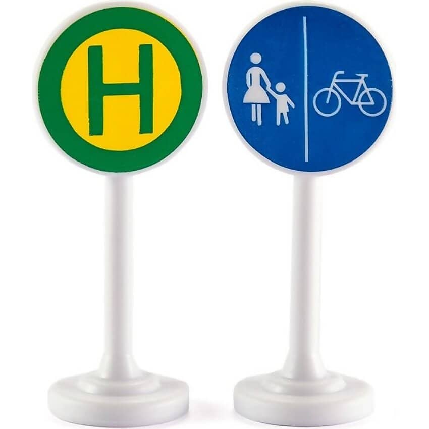 Siku - Road Signs Die-Cast Model Road Accessories - 1:50 Scale