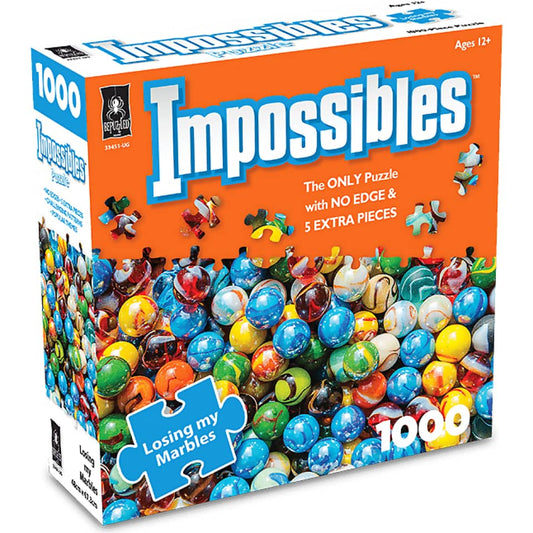 U Games - Impossibles Losing My Marbles Bepuzzled Jigsaw Puzzle  1000 Pieces