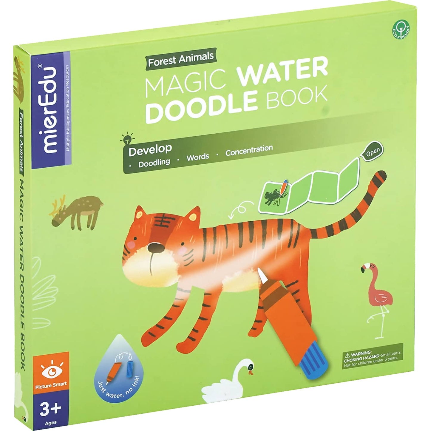 Mieredu - Magic Water Doodle Book Forest Animals