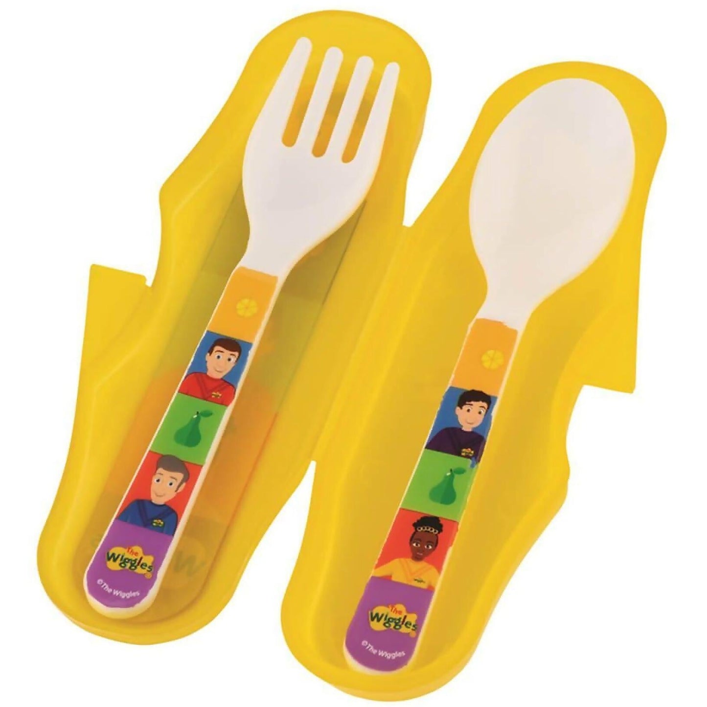 The Wiggles - 2pc Travel Cutlery Set - Fruit Salad Design