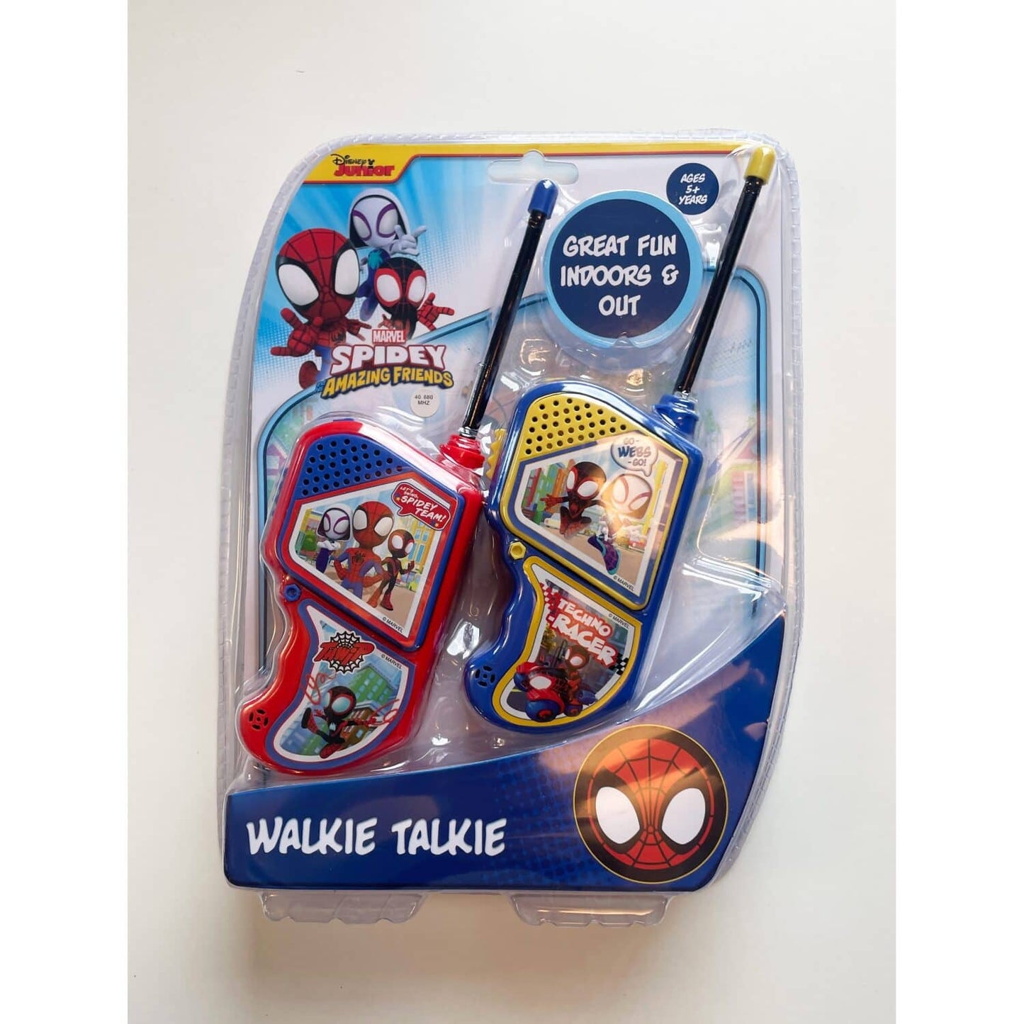 Disney Junior – Spidey & Friends Kids Two-Way Adventure Radio Playset