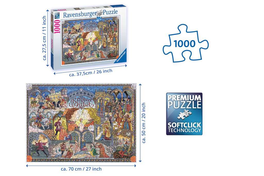 Ravensburger - Romeo & Juliet Jigsaw Puzzle 1000 Pieces