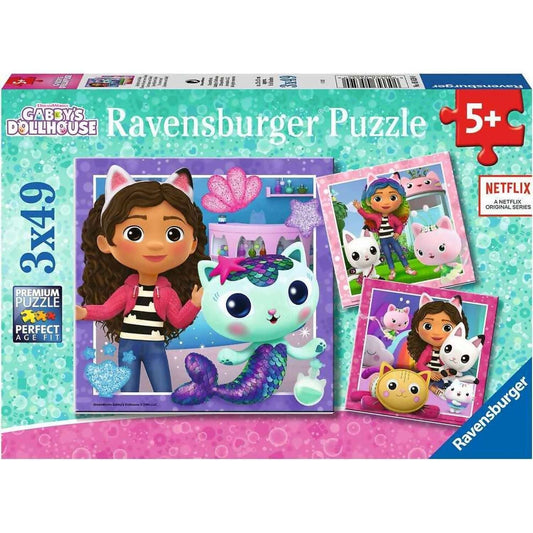 Ravensburger - Gabby's Dollhouse Jigsaw Puzzle 3 X 49pc