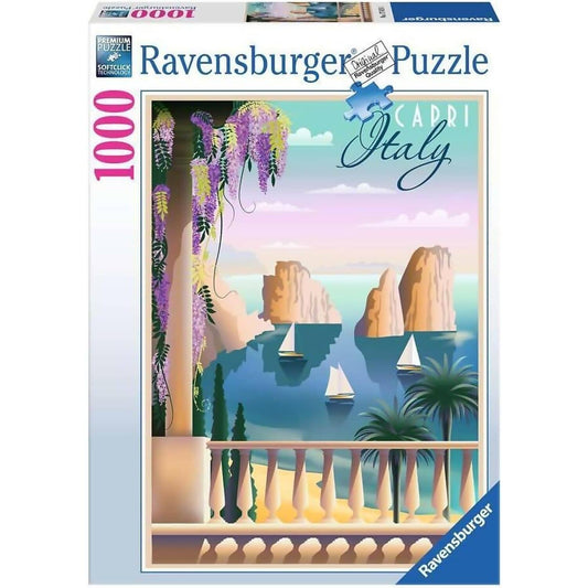 Ravensburger - Postcard From Capri Italy Jigsaw Puzzle 1000 Pieces