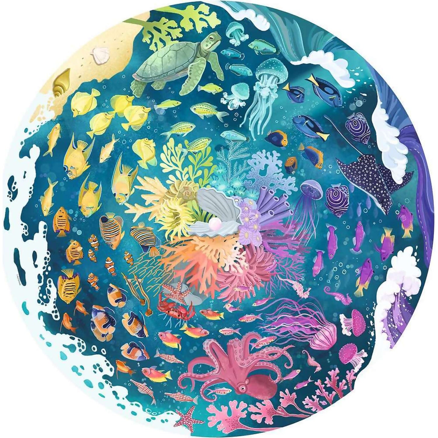 Ravensburger - Circle Of Colors Ocean Jigsaw Puzzle 500 Pieces