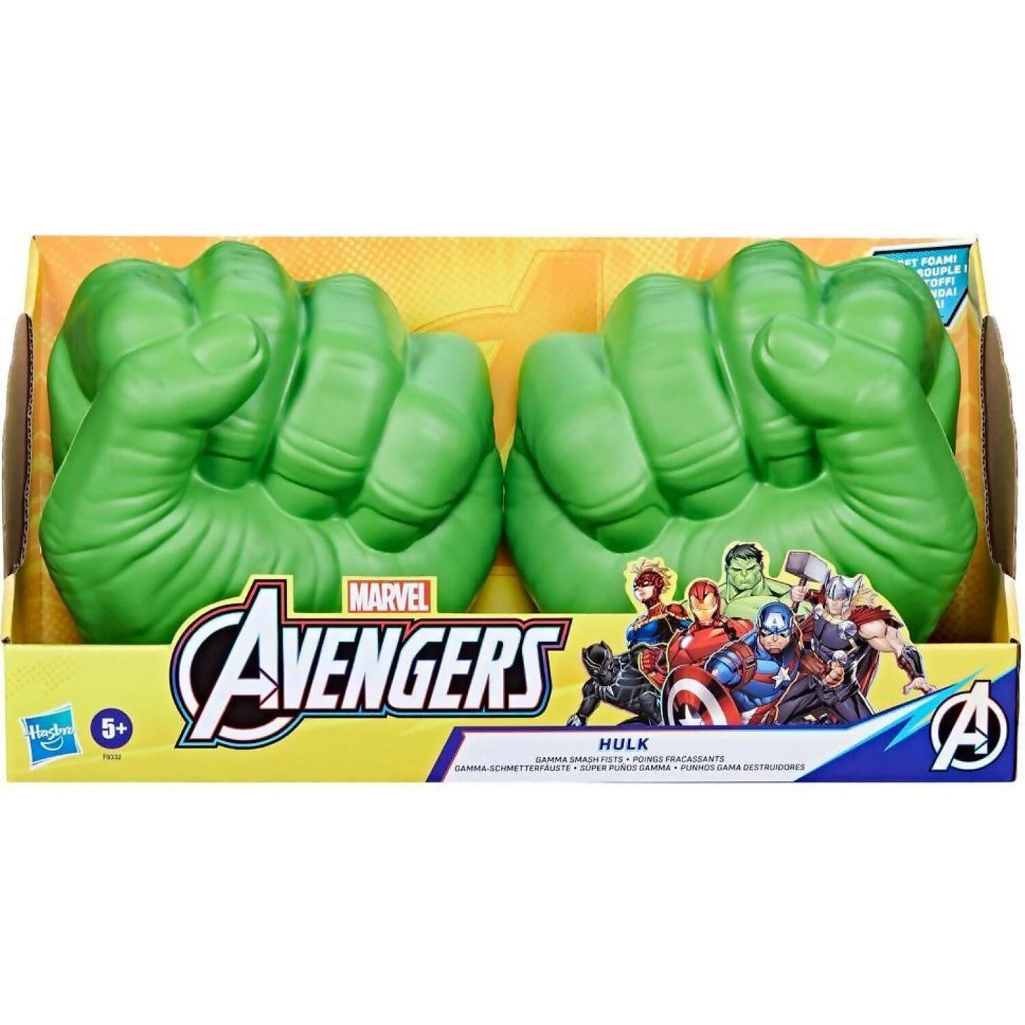 Marvel - Avengers Hulk Gamma Smash Fists Role Play Toy For Kids 5+ - Hasbro
