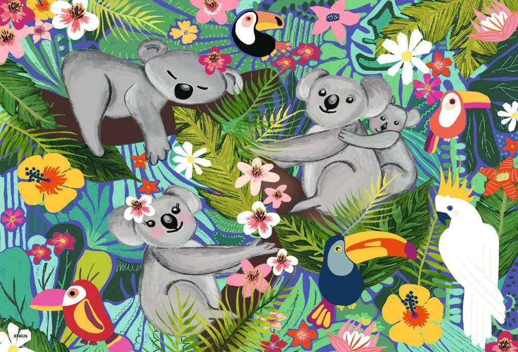 Ravensburger - Koalas And Sloths Jigsaw Puzzle 2X24 Pieces