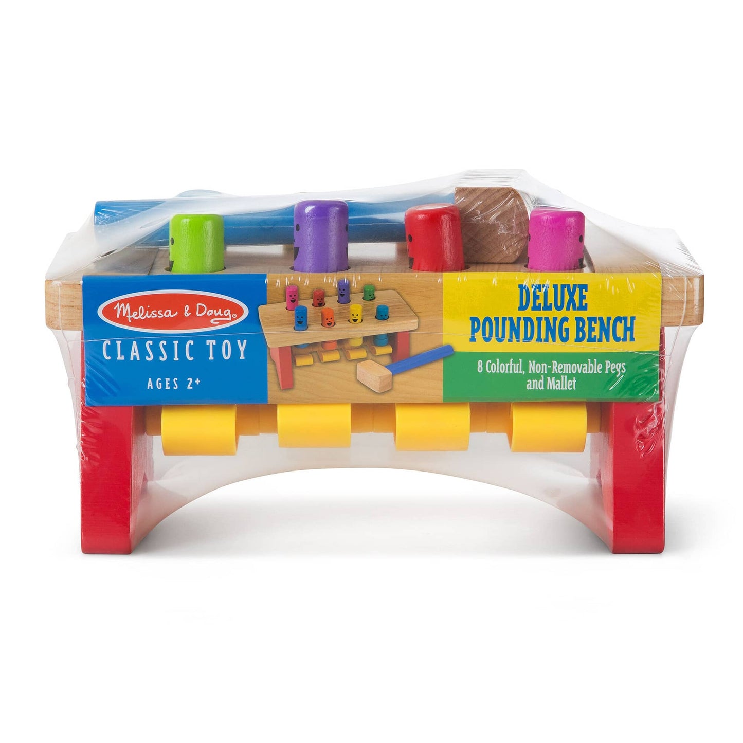 Melissa & Doug - Deluxe Pounding Bench Toddler Toy