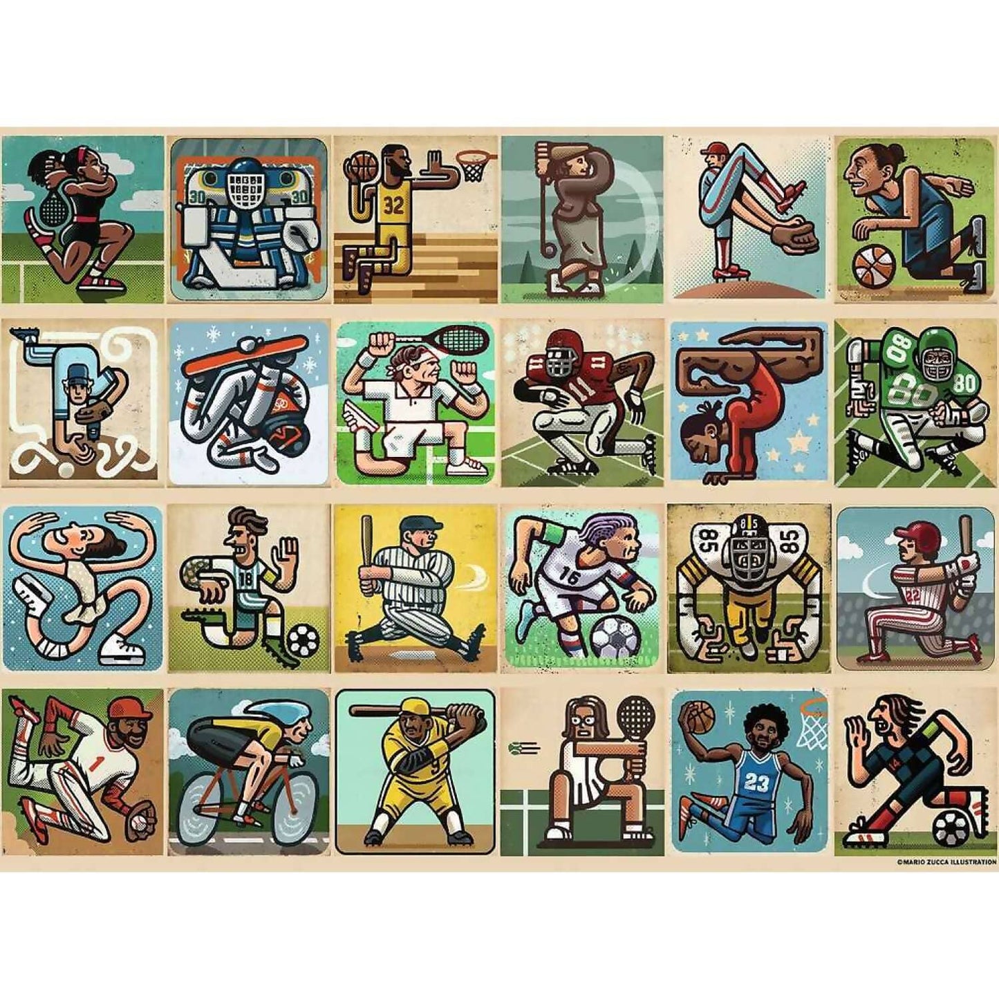 Ravensburger - Awesome Athletes Jigsaw Puzzle 300pc