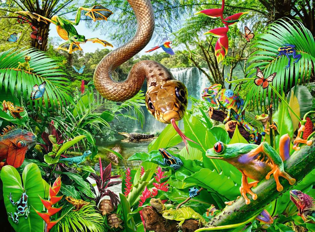 Ravensburger - Reptile Resort Jigsaw Puzzle 300 Pieces