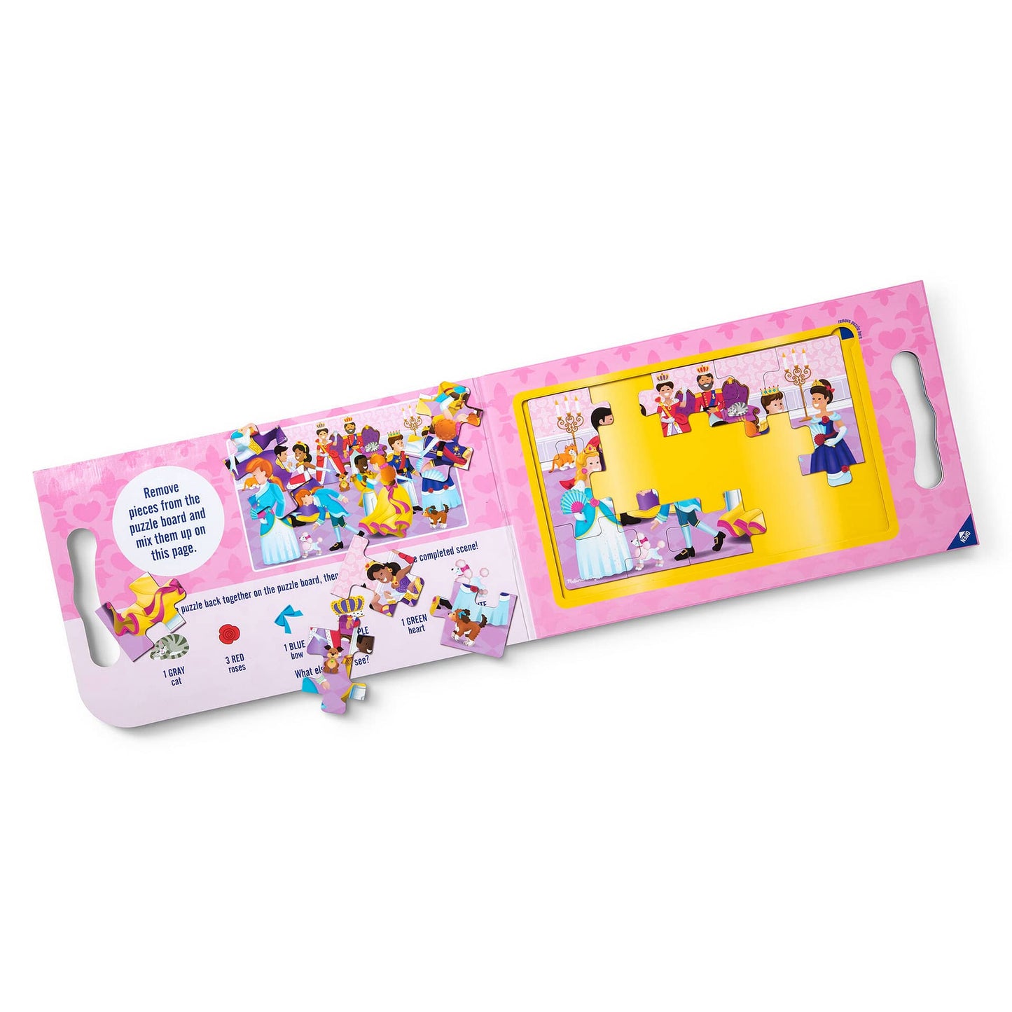Melissa & Doug - Take Along Magnetic Jigsaw Puzzles - Princesses