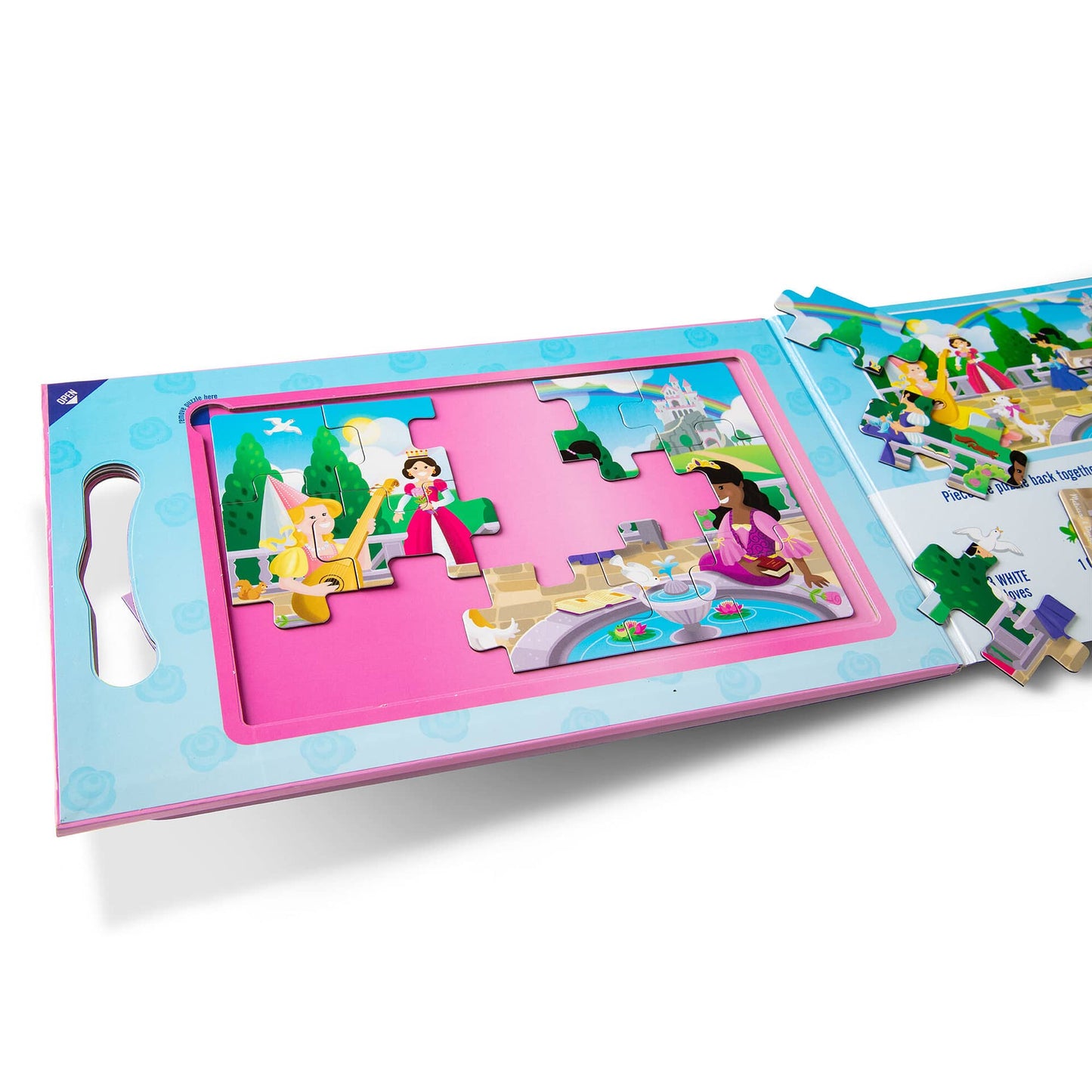 Melissa & Doug - Take Along Magnetic Jigsaw Puzzles - Princesses