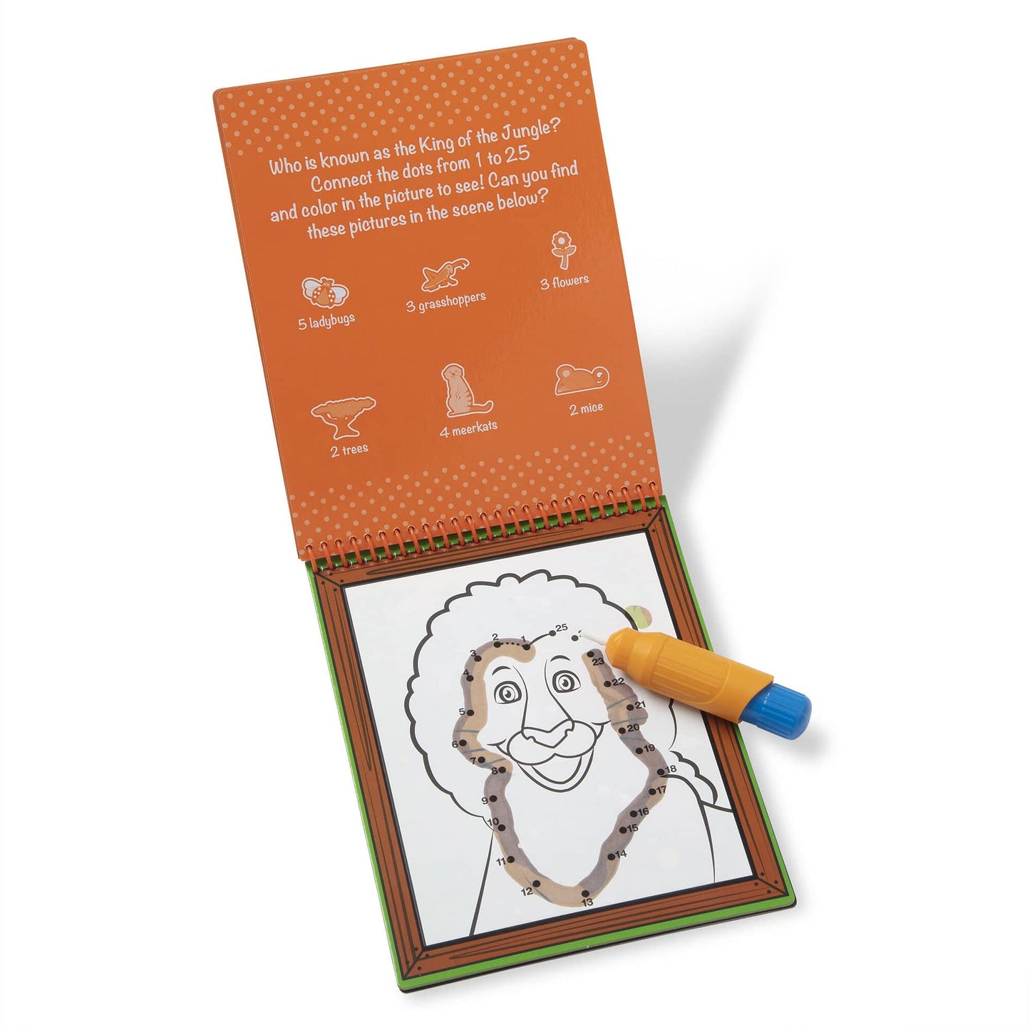 Melissa & Doug - Water Wow! Connect The Dots Safari - On The Go Travel Activity