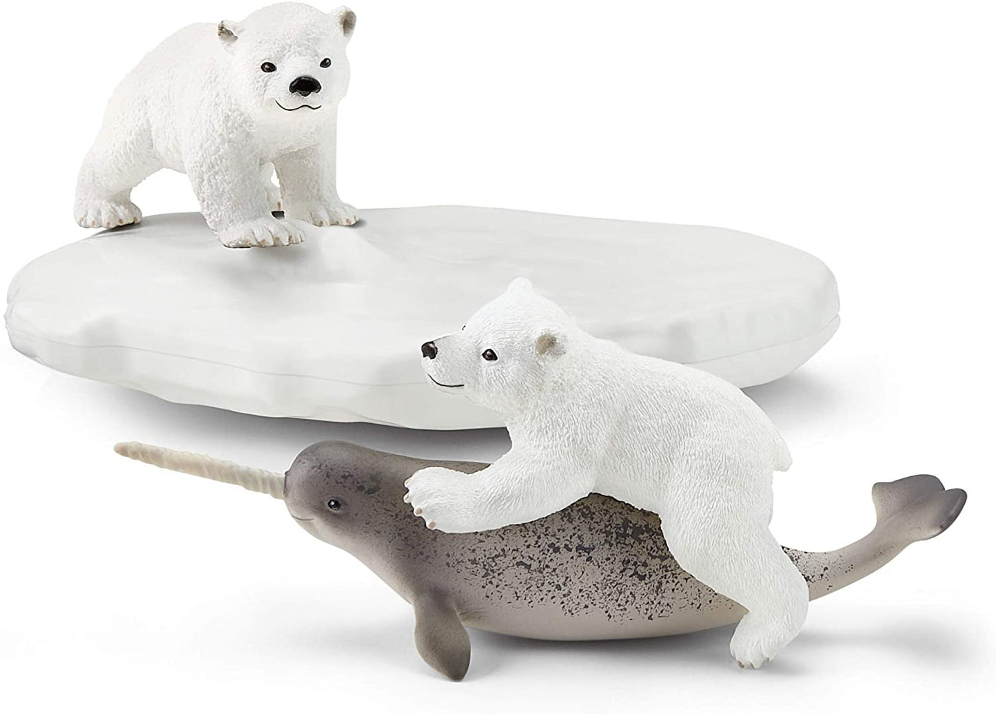 Schleich - Wild Life Polar Playground 4 Piece  Animal Playset