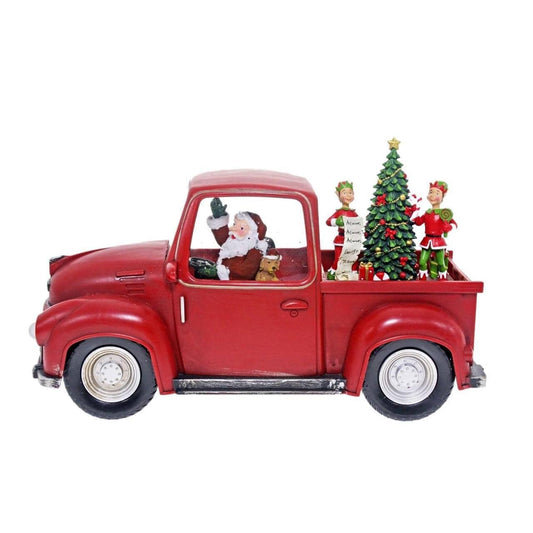 Cotton Candy - Xmas Led Ute With Santa & Elves