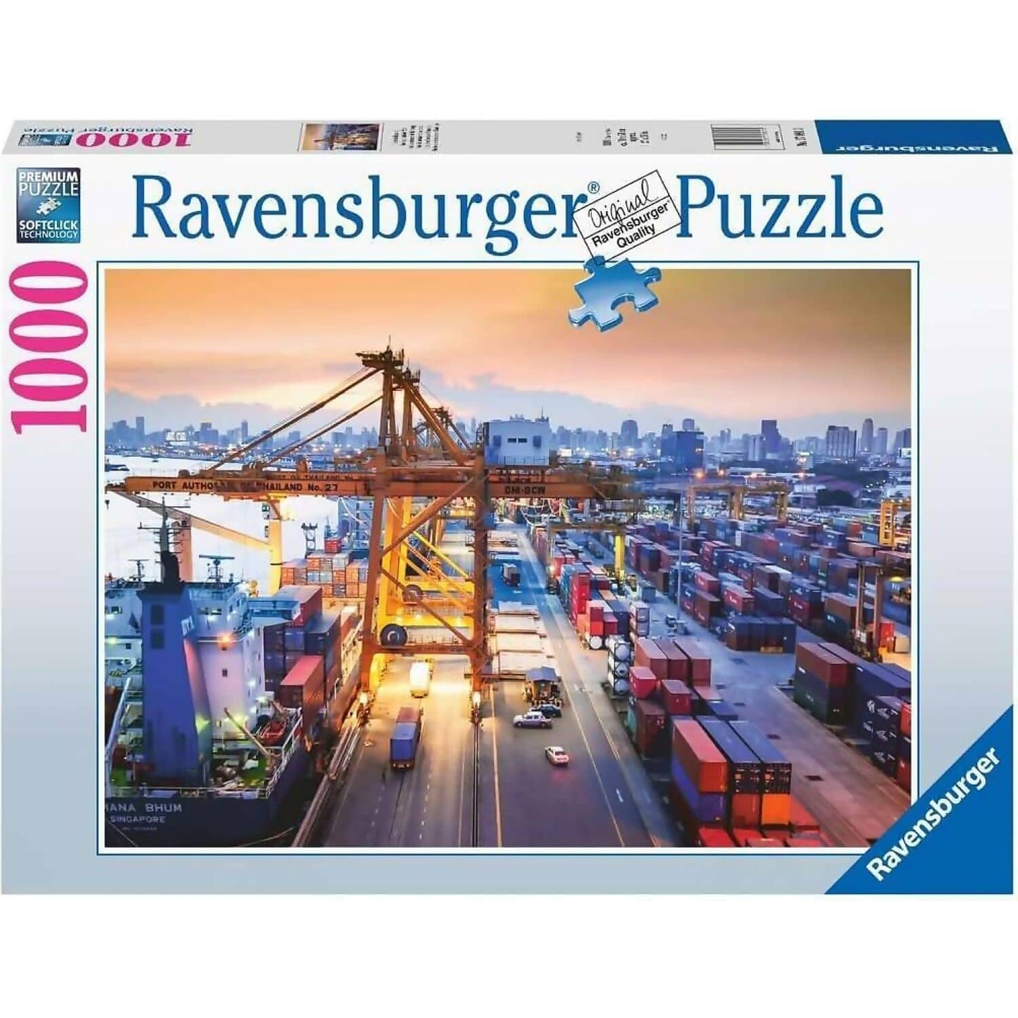 Ravensburger - Port Of Hamburg Jigsaw Puzzle 1000 Pieces