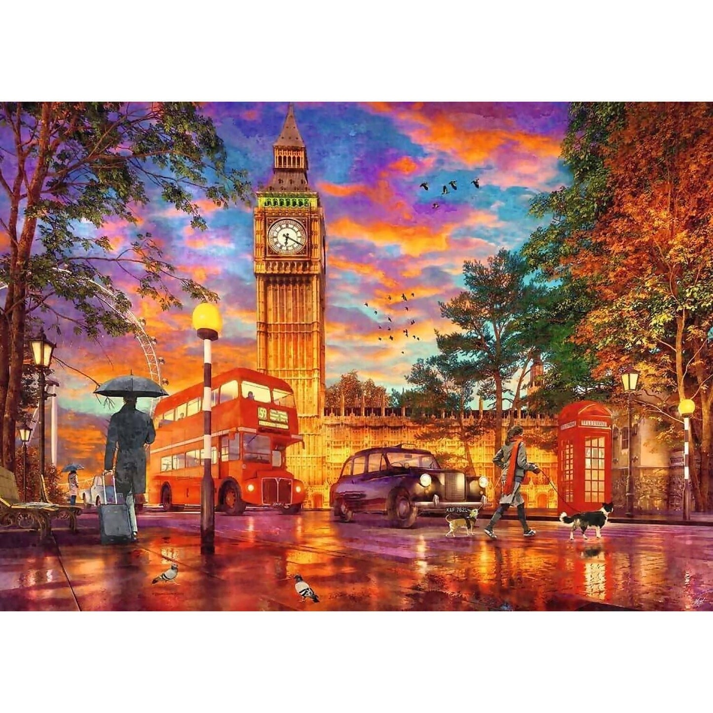 Ravensburger - Sunset At Parliament Square Jigsaw Puzzle 1000 Pieces