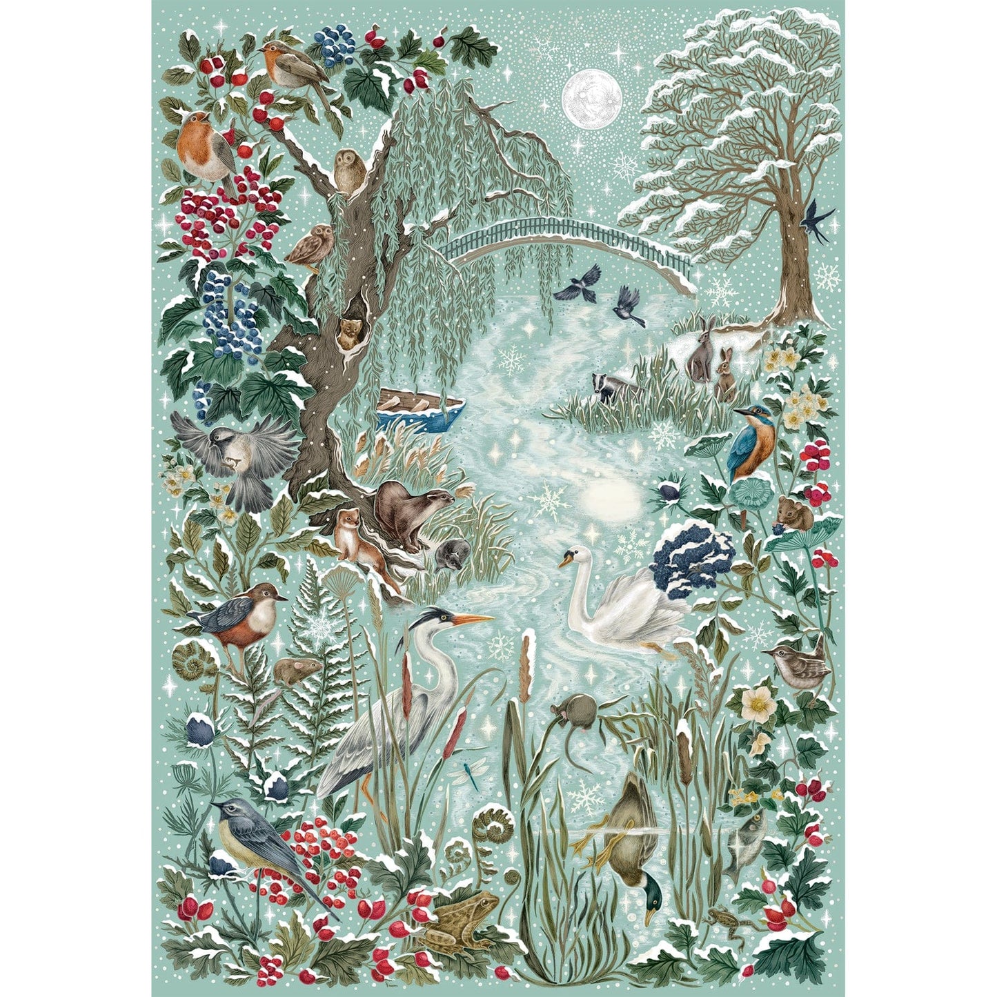 Gibsons - The Art File Frosted River - Jigsaw Puzzle 1000 Pieces