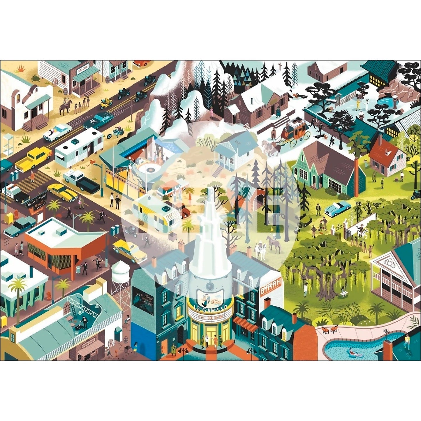 Heye - Movie Masters Tarantino Films Jigsaw Puzzle 1000 Pieces