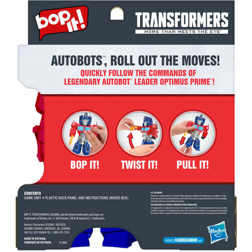 Transformers - Optimus Prime Bop It