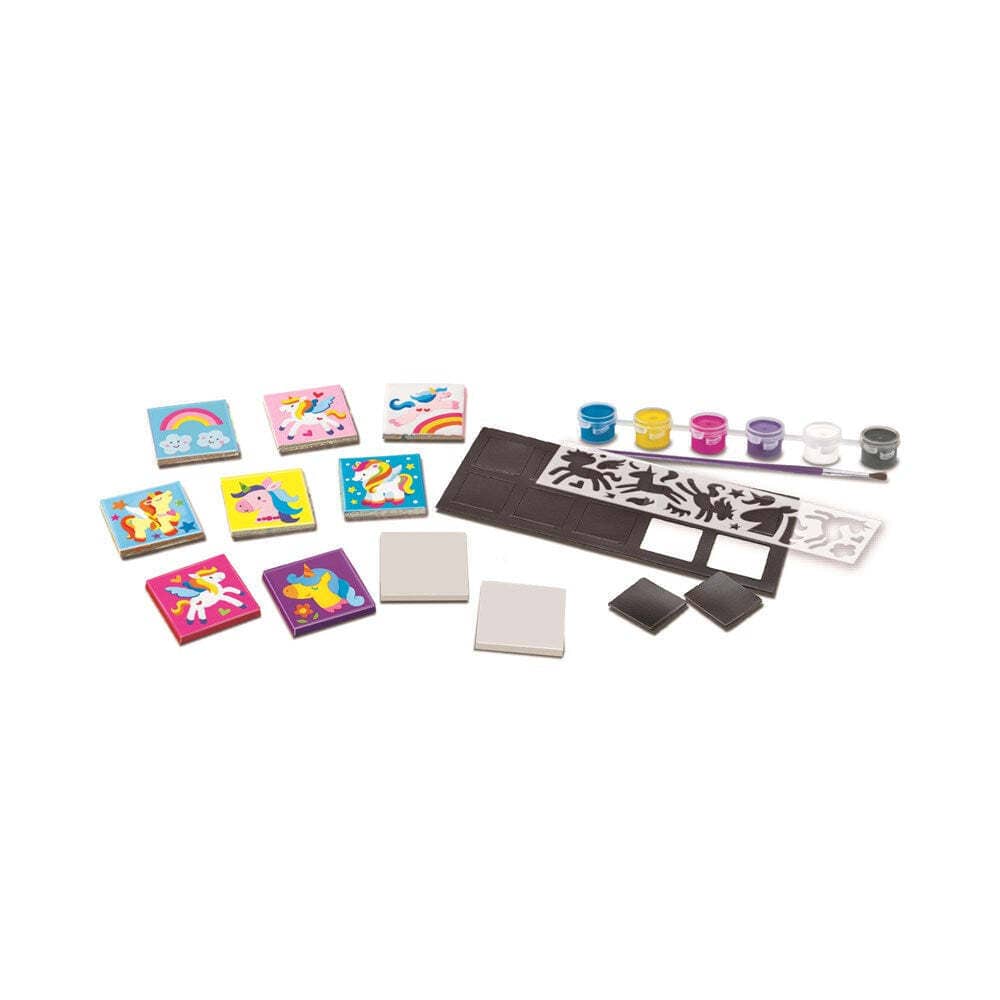 4m - Creative Craft - Mini Tile Art - Unicorns - Johnco