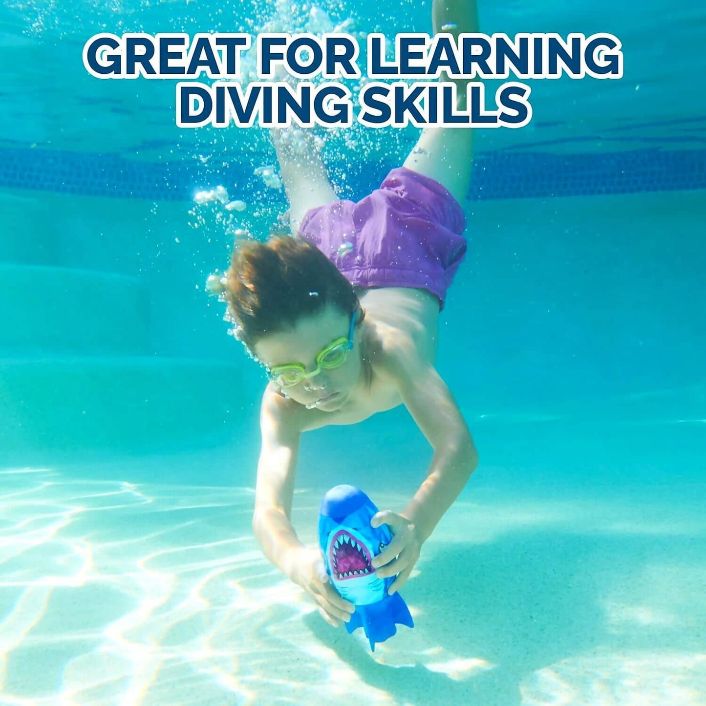 Swimways - Shark Rocket Torpedo Pool Toy - Spin Master