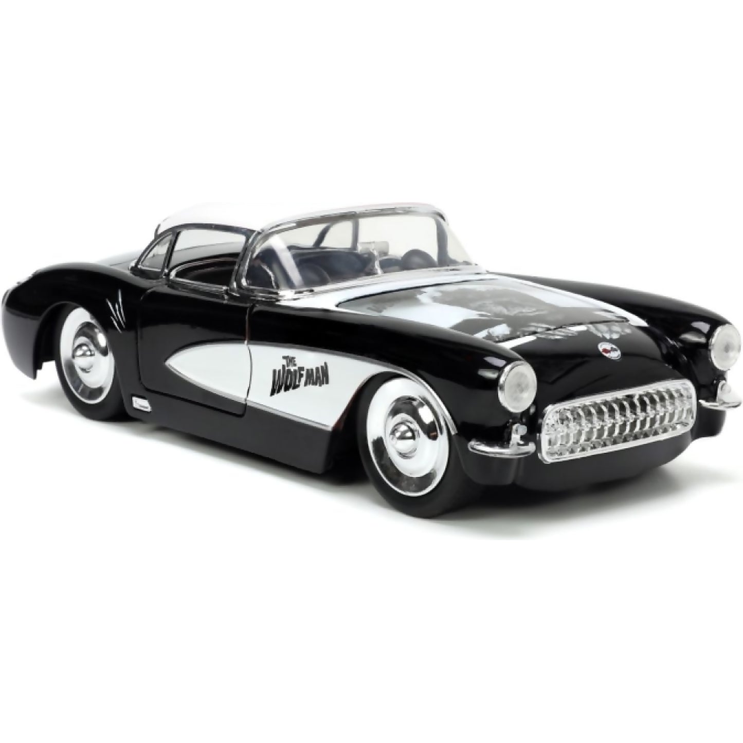 Jada Toys - Universal Monsters 1959 Chevrolet Corvette with Wolfman 1:24 Scale Diecast Vehicle & Figure Set