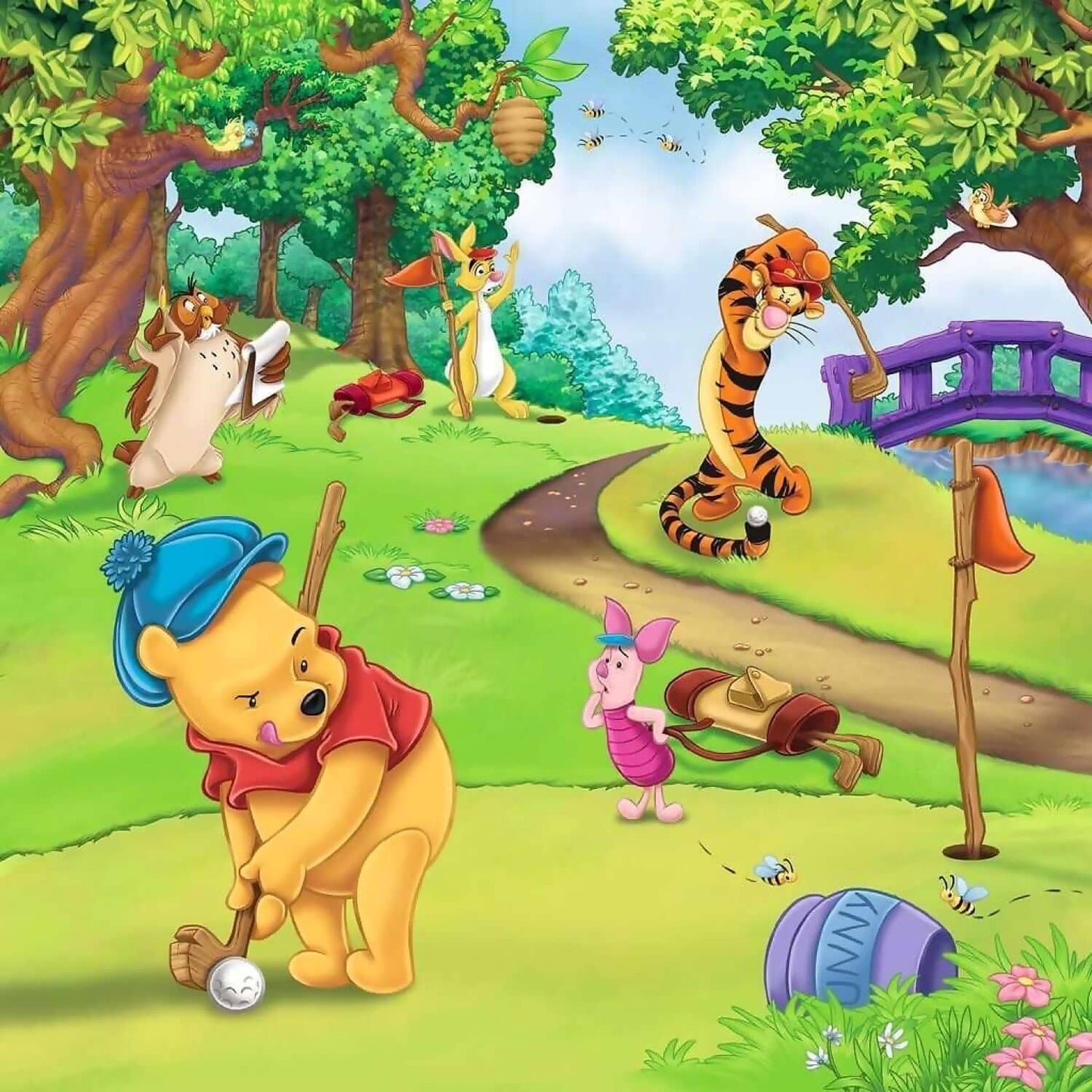 Ravensburger - Disney Winnie The Pooh - Sports Day Jigsaw Puzzle 3 X 49pc