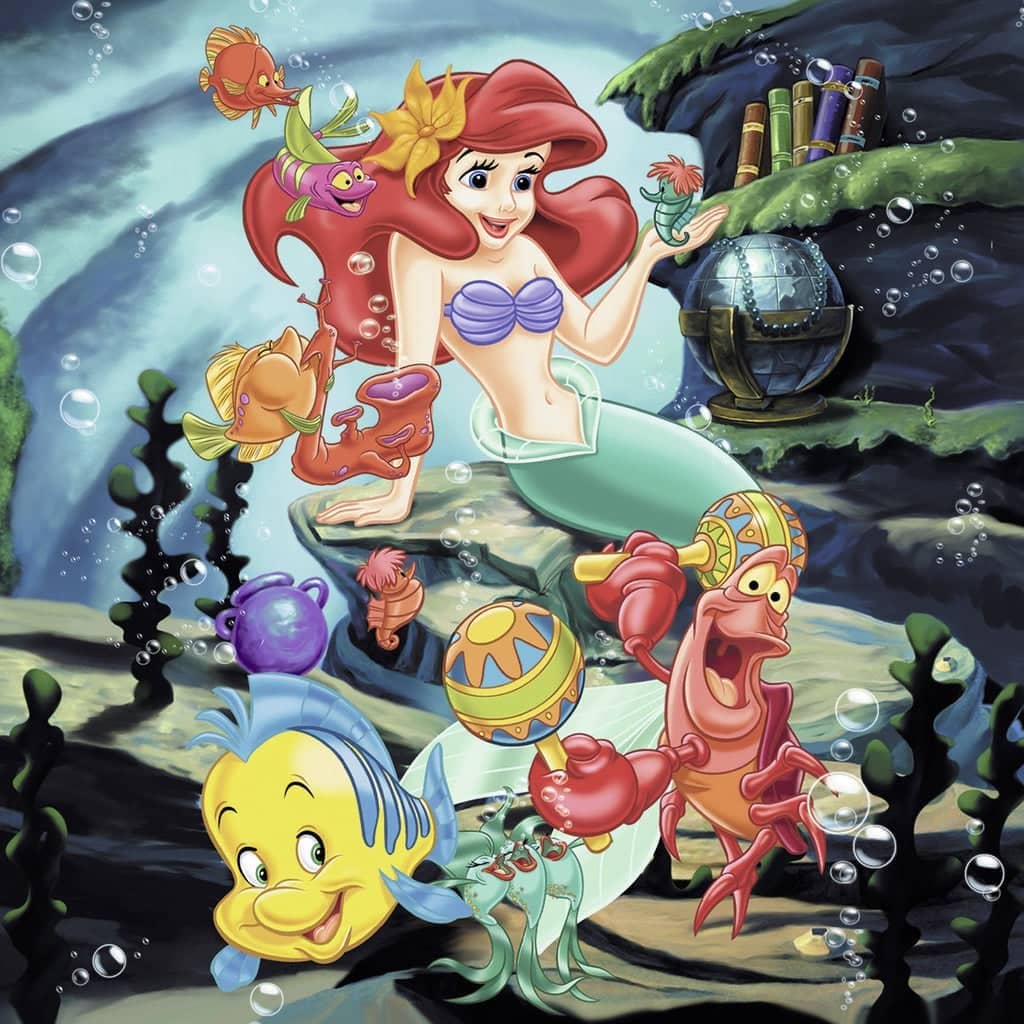 Ravensburger - Disney Princess Snow White Cinderella And Ariel 3x49 Piece Jigsaw Puzzle