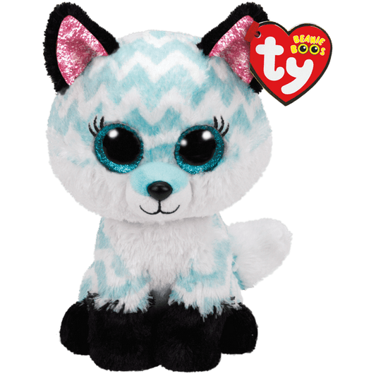 Ty Beanie Boos - Atlas - Aqua Fox  23cm Medium