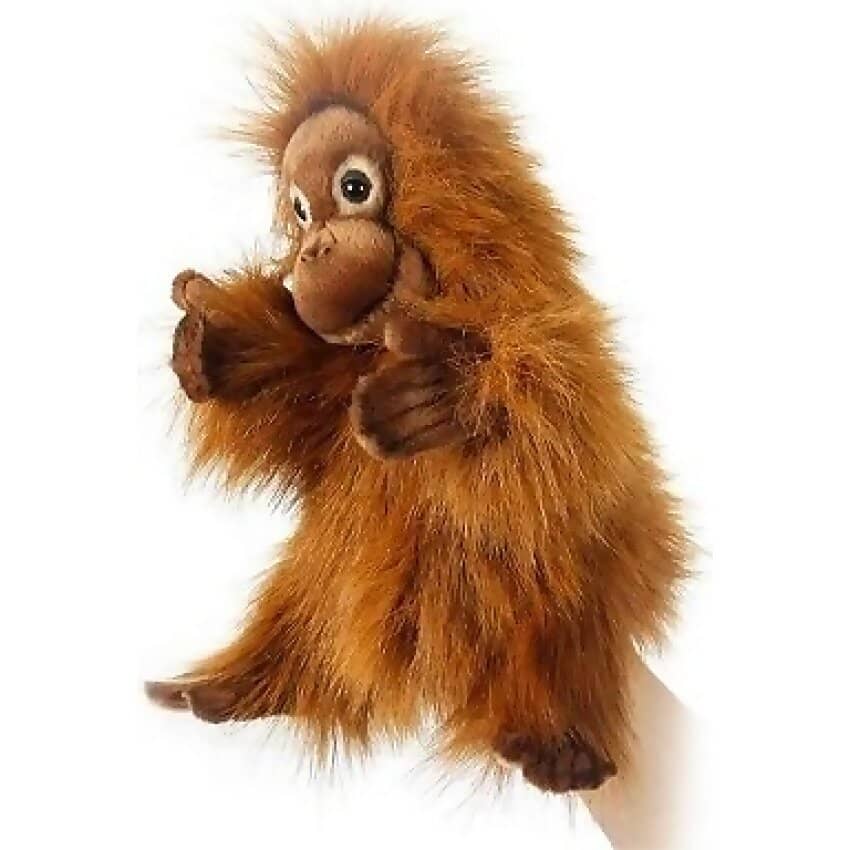 Hansa - Orangutan Puppet 25cm Plush