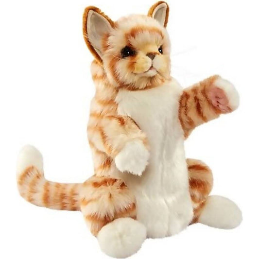 Hansa - Ginger Cat Puppet 30cm Plush