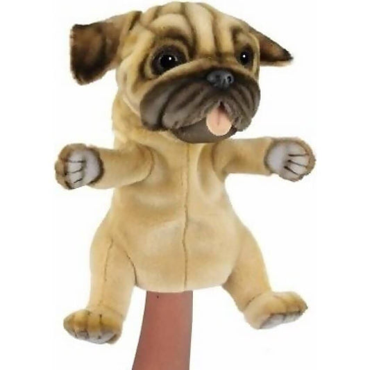 Hansa - Pug Dog Puppet 28cm Plush