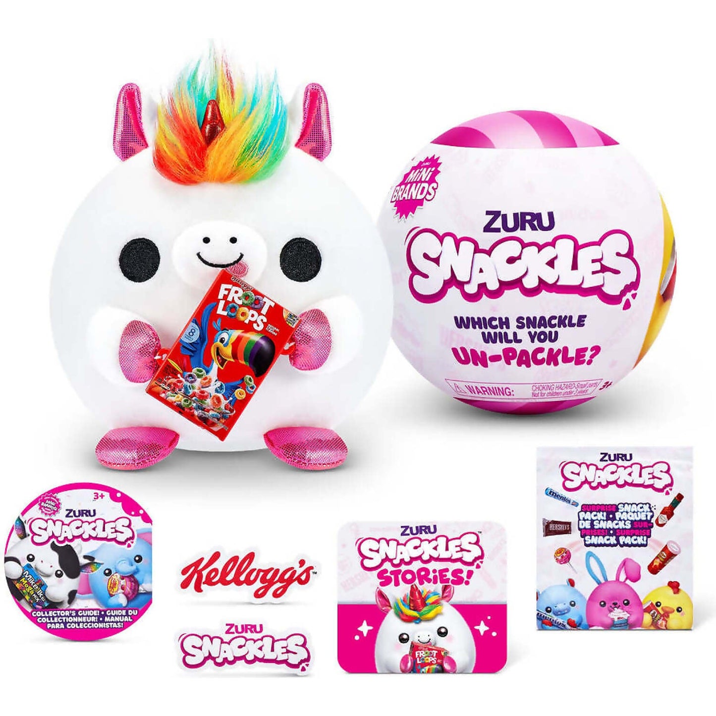 Zuru - Mini Brands Snackles Plush Series 1 Blind Capsule