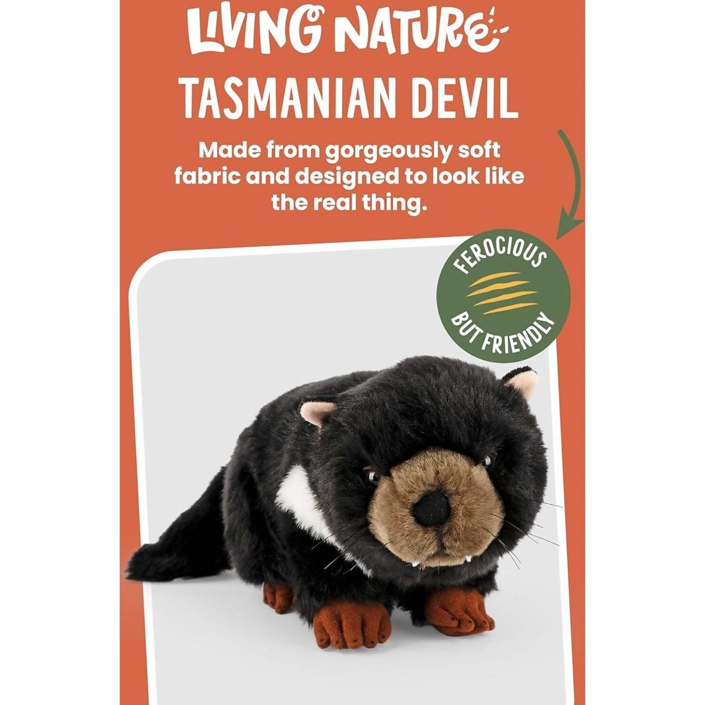 Living Nature - Tasmanian Devil 35cm Plush