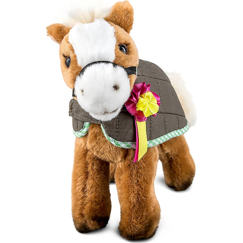 Living Nature - Horse With Jacket 18cm Plush
