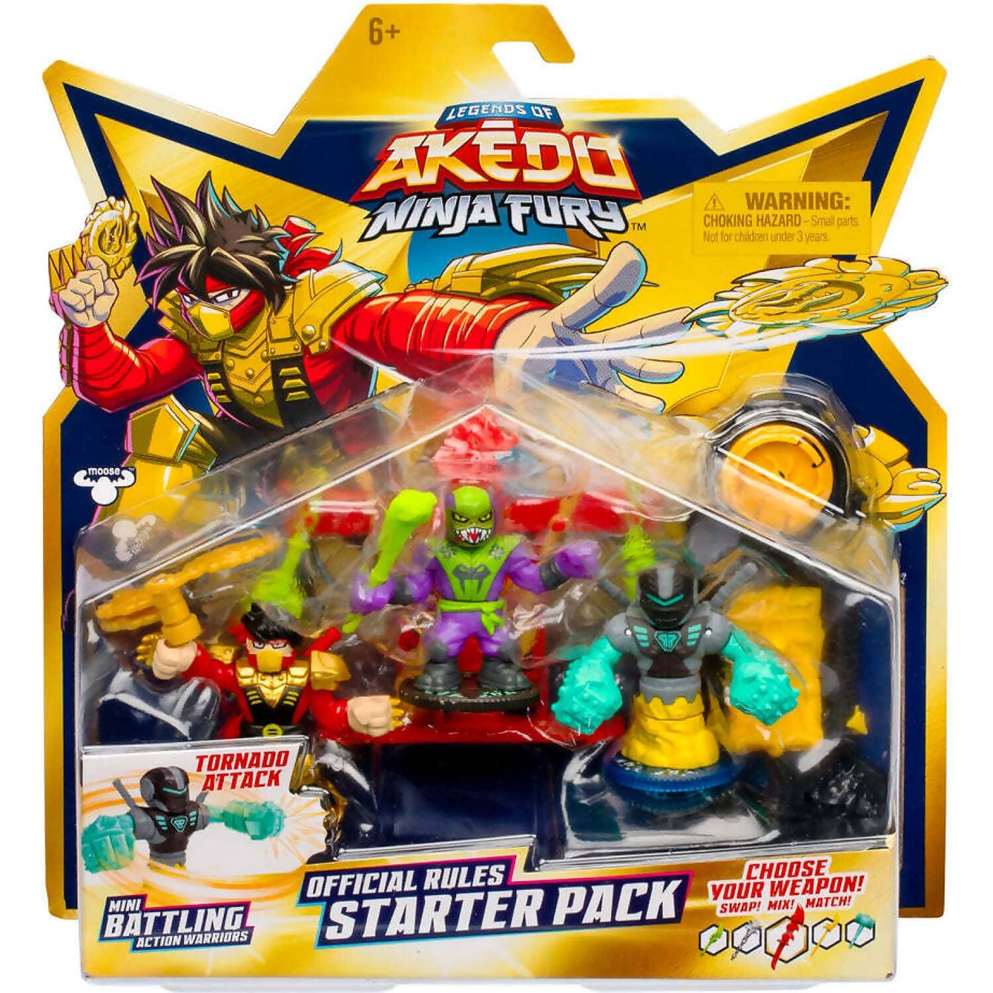 Legends Of Akedo - S7 W1 Starter Pack Three Strikes Chux