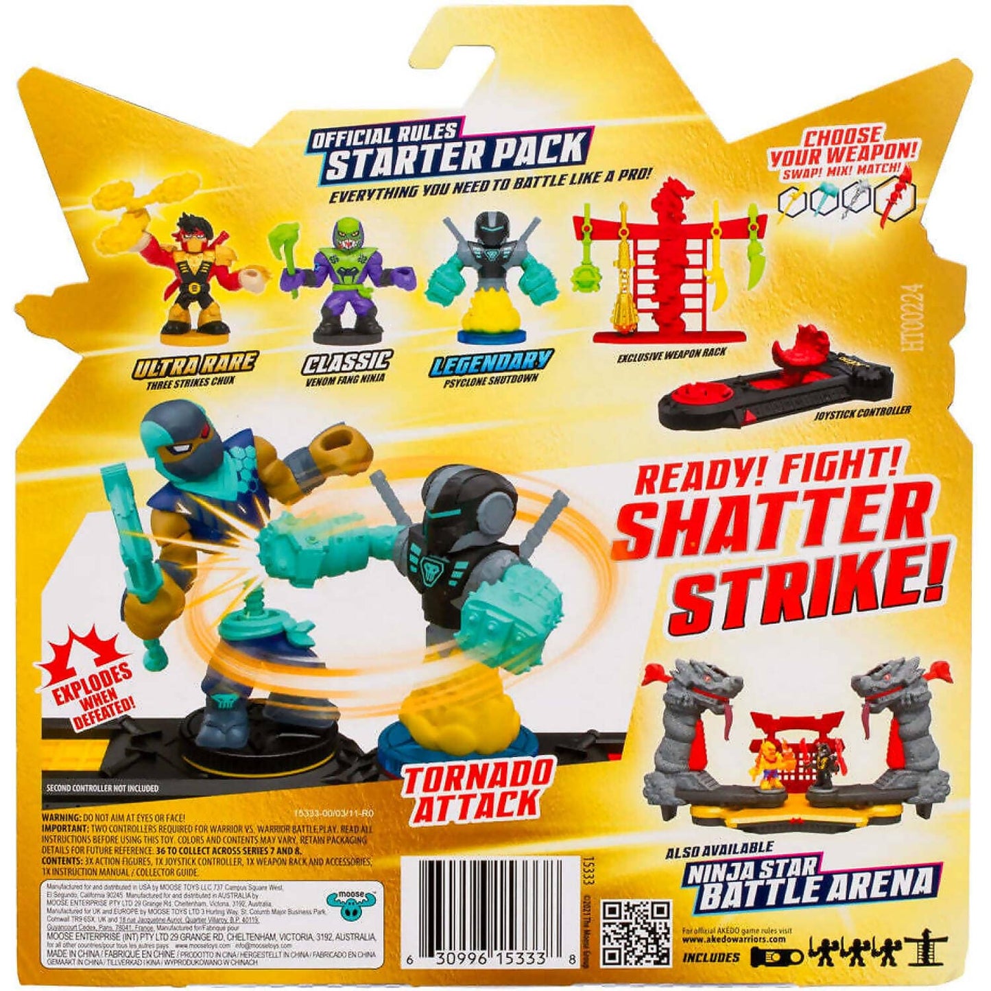 Legends Of Akedo - S7 W1 Starter Pack Three Strikes Chux