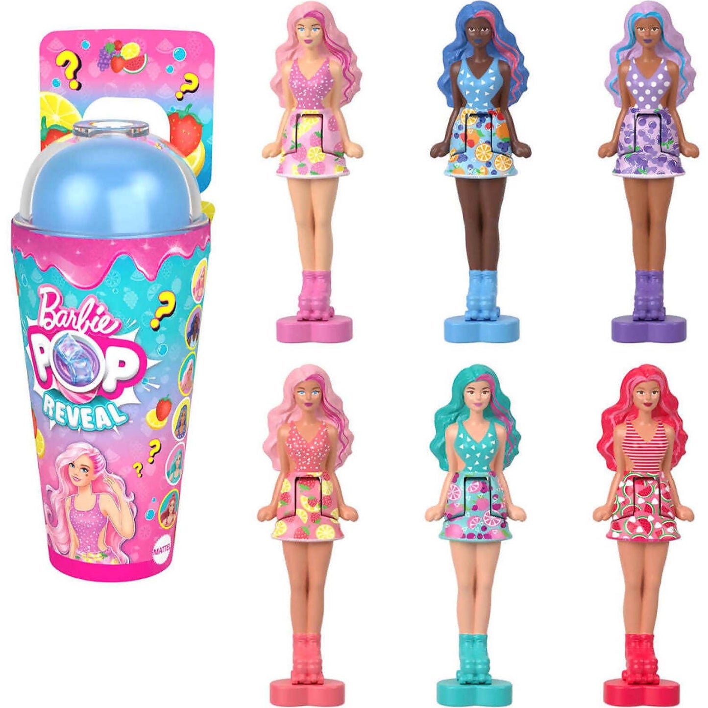 Barbie - Mini Barbieland Pop Reveal Assorted Colors Chosen At Random - Mattel